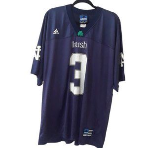 Adidas Notre Dame Fighting Irish #3 Jersey XL
